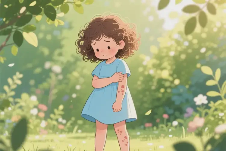 少兒四肢偶爾長濕疹能靠自己自愈嗎(圖3)