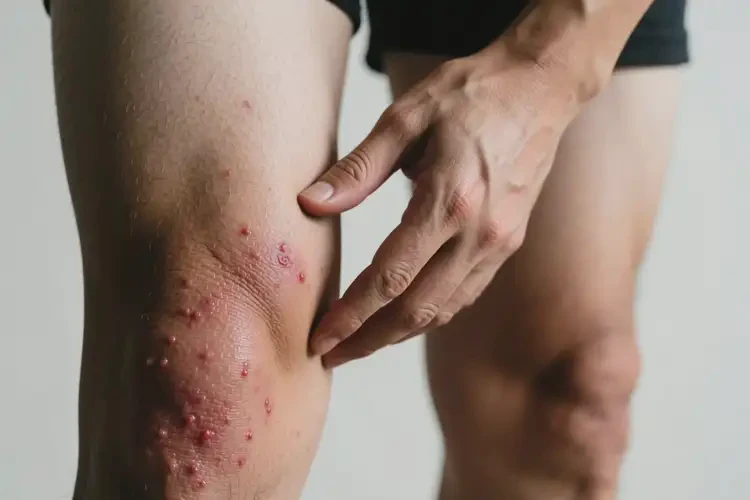 男人大腿有濕疹可以徹底自愈嗎(圖3)