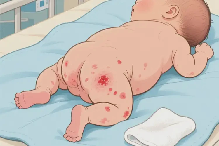 新生兒屁股上有濕疹能靠自己自愈嗎(圖4)
