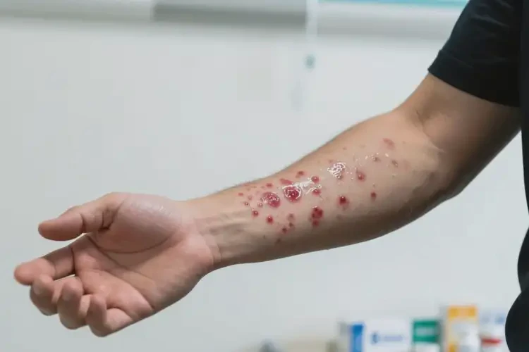 男人手臂上容易長(zhǎng)濕疹能不能徹底自愈(圖4)