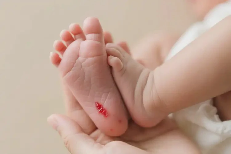 新生兒腳上出濕疹不管它會(huì)自己自愈嗎(圖2)