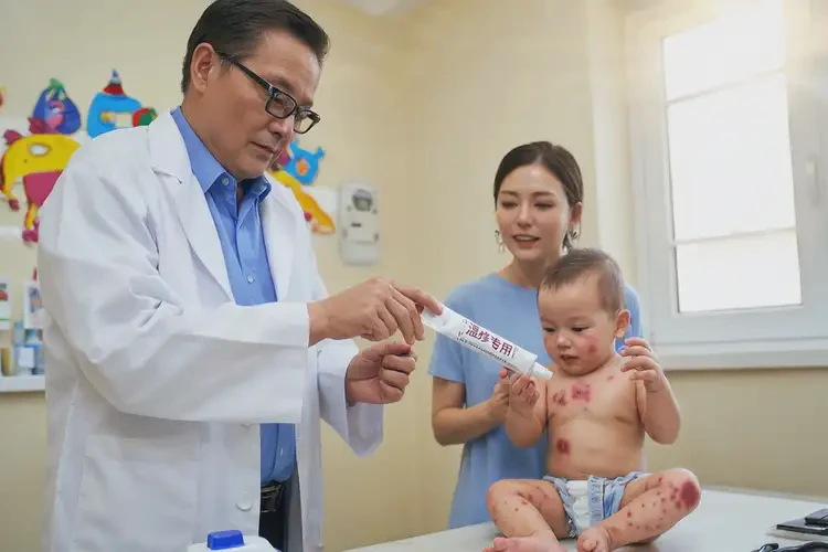 幼兒屁股上經(jīng)常起濕疹不管它會自己痊愈嗎(圖1)