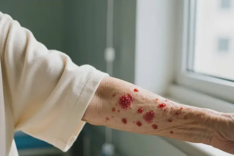 老年人四肢有濕疹不管它會自己好嗎(圖2)