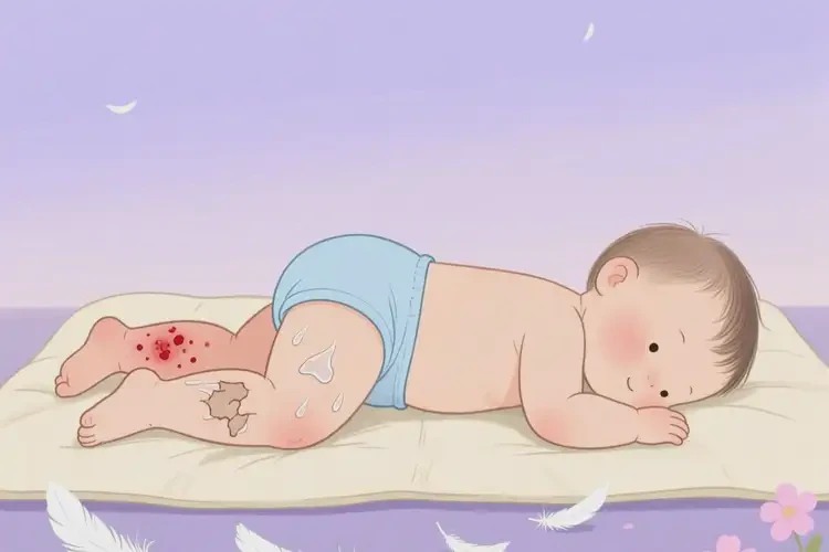 幼兒小腿上容易起濕疹不管它會自己痊愈嗎(圖2)