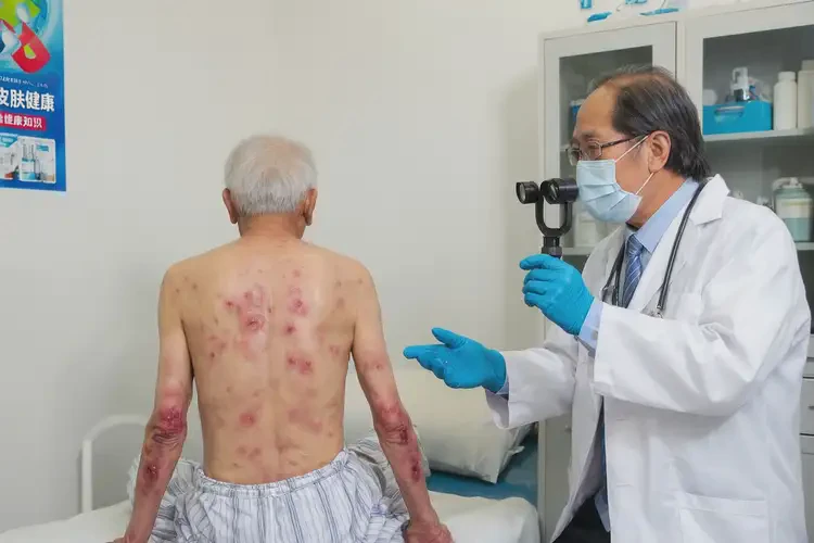 老年人屁股上容易起濕疹不管它會自己自愈嗎(圖3)