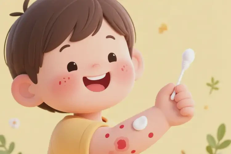 少兒手臂長濕疹可不可以徹底自愈(圖3)