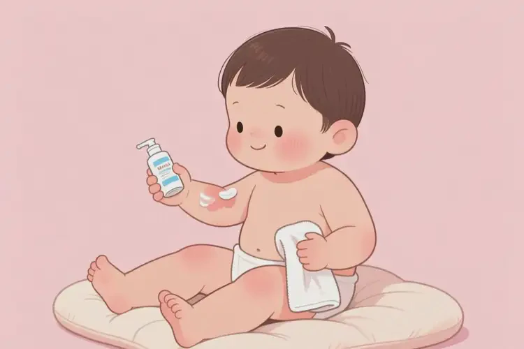 小兒大腿上出濕疹能靠自己自愈嗎(圖1)