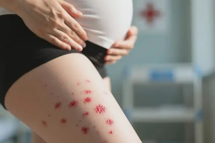 產(chǎn)婦小腿上容易起濕疹不管它會(huì)自己好嗎(圖3)