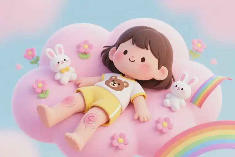 少兒大腿出現濕疹可不可以徹底自愈(圖1)