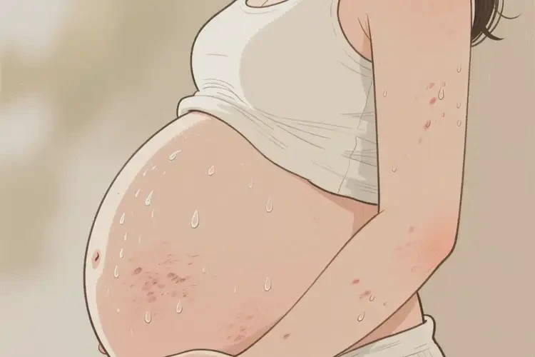 產(chǎn)婦肚子長(zhǎng)濕疹能靠自己自愈嗎(圖2)