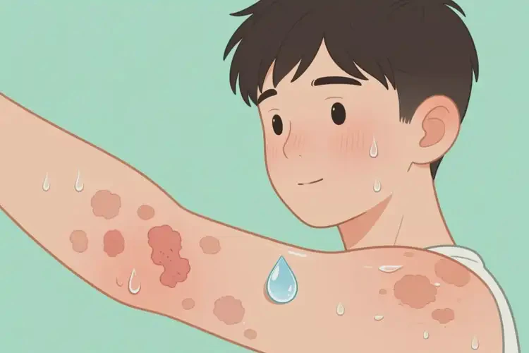 男生手臂容易長濕疹不管它會自己痊愈嗎(圖2)