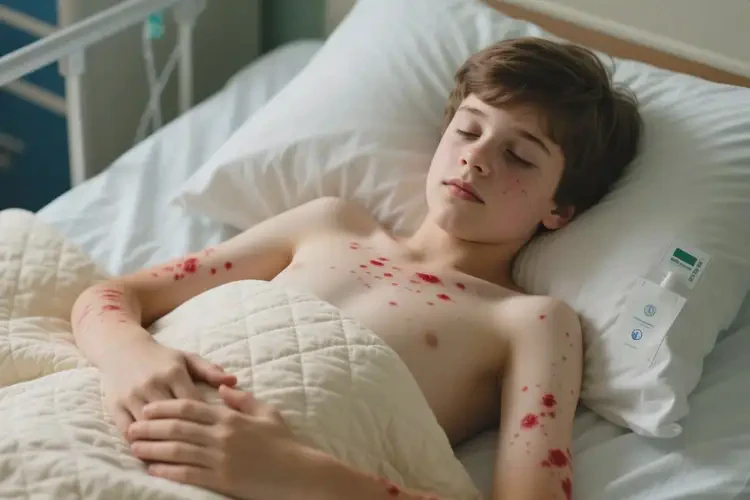 中學(xué)生全身經(jīng)常長濕疹不管它會(huì)自己自愈嗎(圖2)