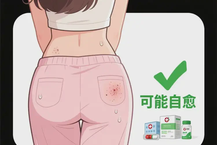 青年人屁股出現(xiàn)濕疹能徹底自愈嗎(圖1)