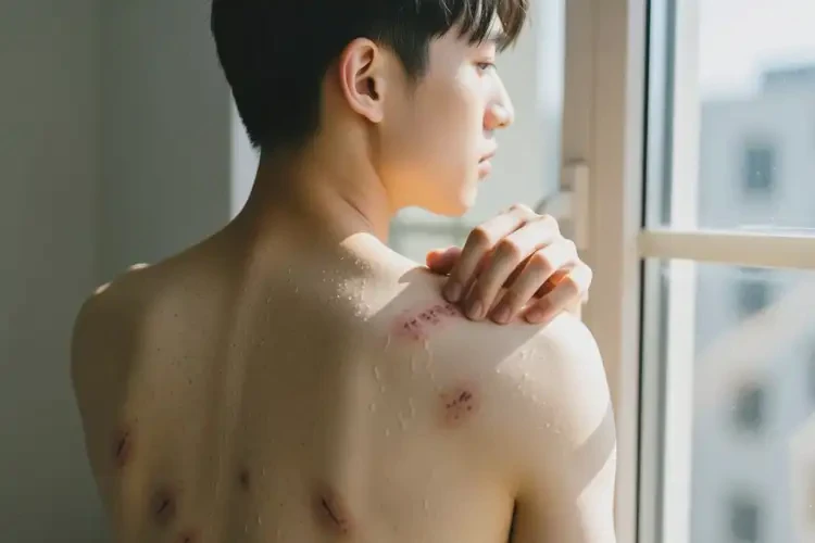 青年人身上偶爾起濕疹可不可以徹底自愈(圖1)