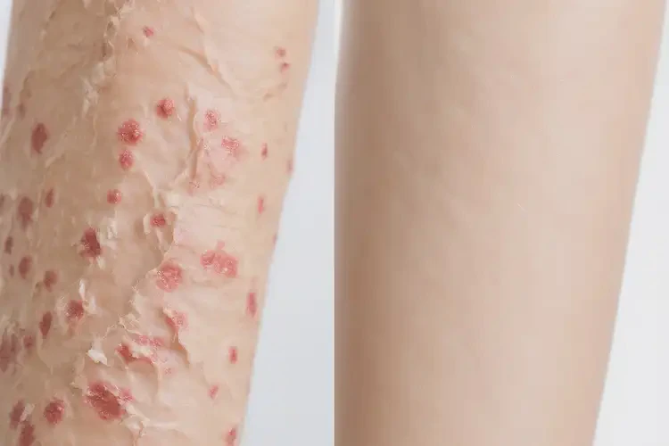 嬰幼兒臉上偶爾起濕疹不管它會自己痊愈嗎(圖2)