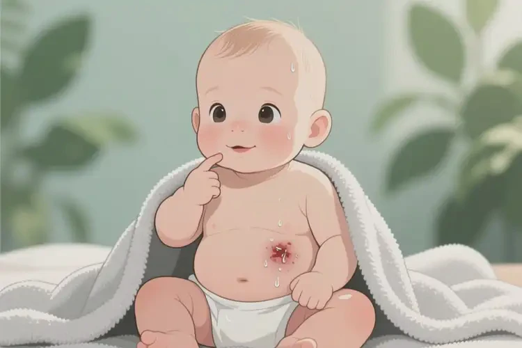 寶寶肚子上出濕疹不管它會自己自愈嗎(圖2)