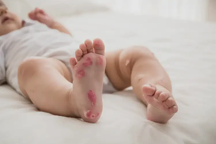 嬰兒小腿上偶爾長(zhǎng)濕疹能靠自己自愈嗎(圖4)