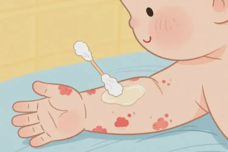 寶寶手臂上起濕疹能夠徹底治愈嗎(圖4)