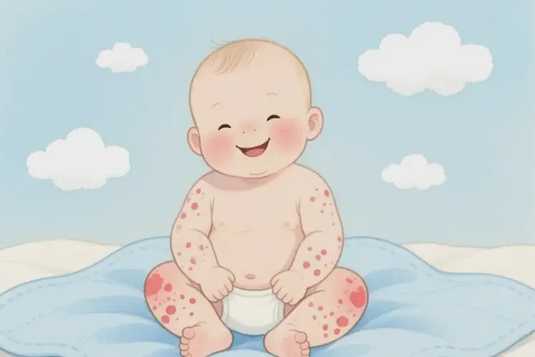 嬰兒屁股容易起濕疹能徹底自愈嗎(圖4)
