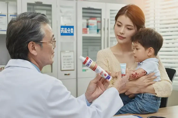 孩子臉上起濕疹不管它會(huì)自己好嗎(圖2)