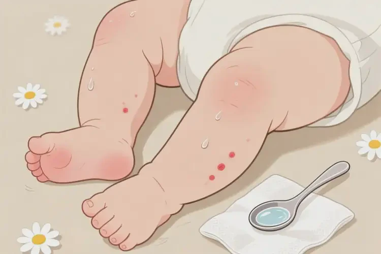 嬰兒大腿長(zhǎng)濕疹可不可以徹底自愈(圖3)