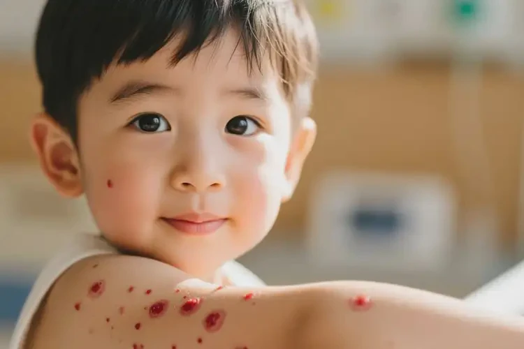 少兒手臂上有濕疹能徹底自愈嗎(圖4)