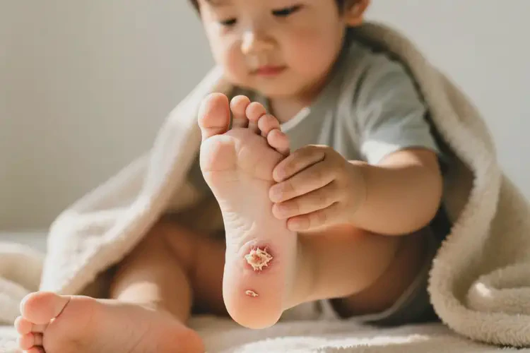 小兒腳上長濕疹不管它會(huì)自己好嗎(圖3)