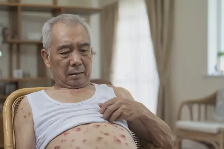 老年人肚子上偶爾長(zhǎng)濕疹可以徹底自愈嗎(圖4)