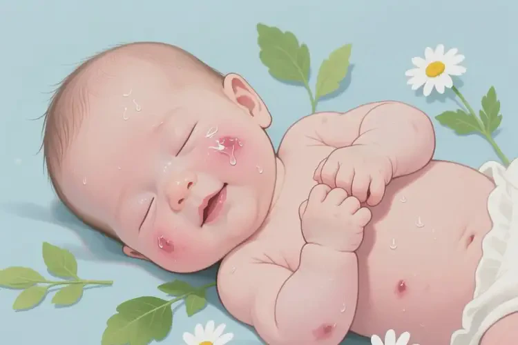 小兒臉上起濕疹可不可以徹底自愈(圖3)
