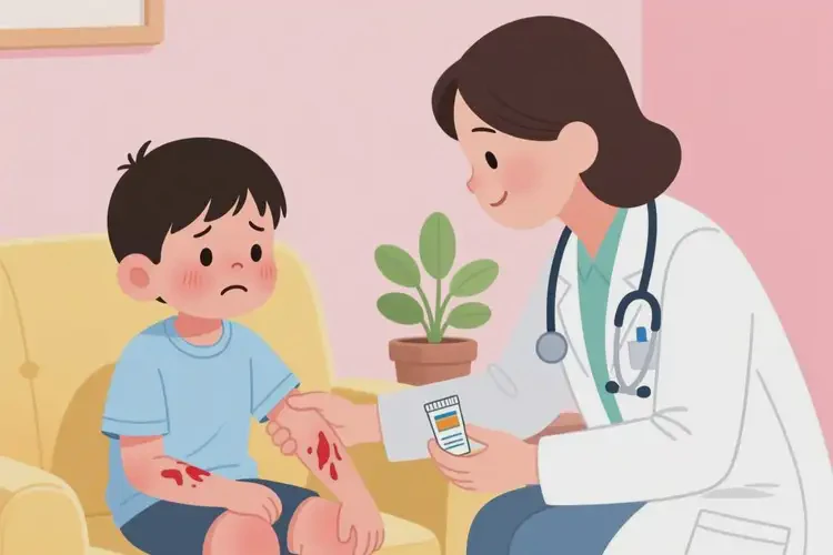 小學生四肢長濕疹能夠徹底治愈嗎(圖4)