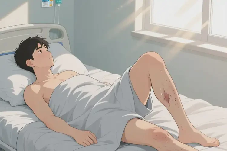 青年人大腿上偶爾長濕疹不管它會自己自愈嗎(圖3)