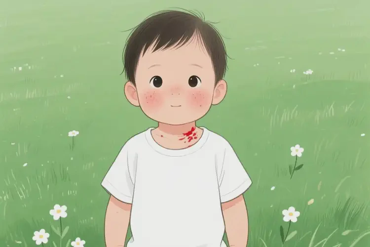 幼儿脖子上出湿疹不管它会自己自愈吗(图3)