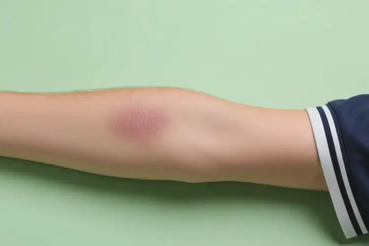 中學(xué)生手臂上偶爾起濕疹不管它會(huì)自己自愈嗎(圖2)