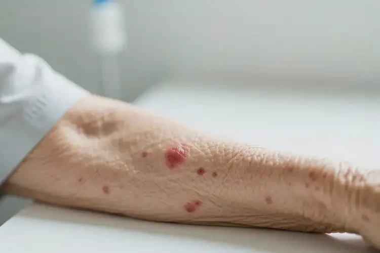 老人手臂偶爾起濕疹不管它會(huì)自己自愈嗎(圖4)