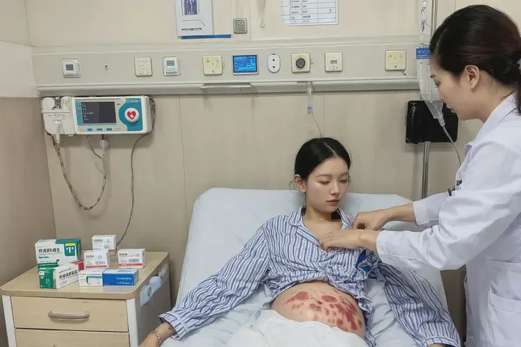 產(chǎn)婦肚子上有濕疹可不可以徹底自愈(圖2)