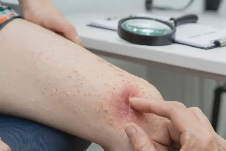 女性小腿經(jīng)常起濕疹不管它會自己自愈嗎(圖4)