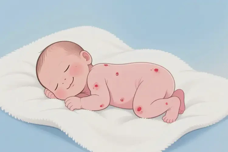 新生兒全身容易起濕疹不管它會(huì)自己自愈嗎(圖4)