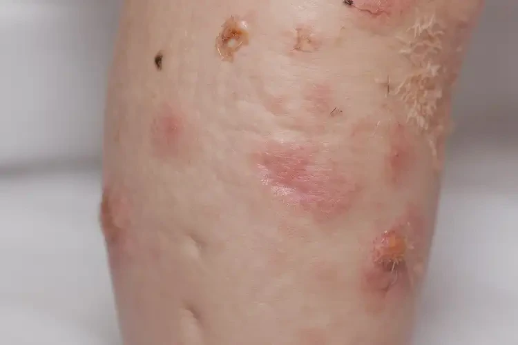 小兒大腿上有濕疹能徹底自愈嗎(圖4)