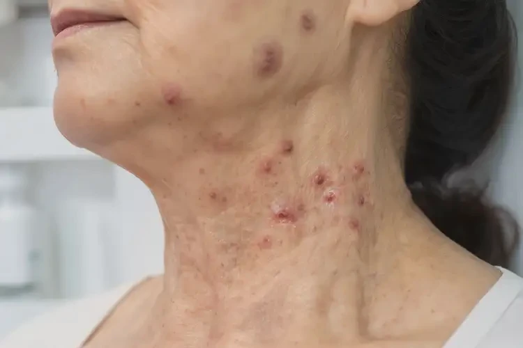 女生脖子起濕疹能徹底自愈嗎(圖4)