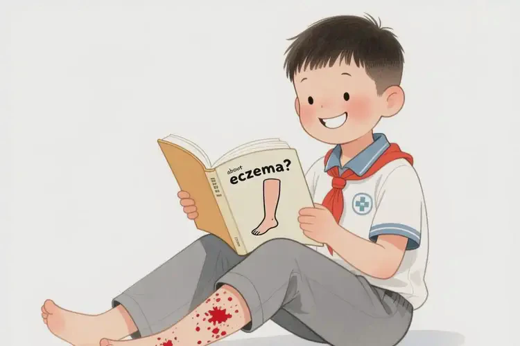 小學生小腿上容易長濕疹能不能徹底自愈(圖1)