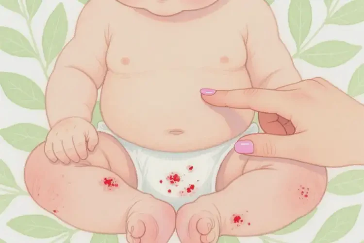 嬰兒屁股容易起濕疹能徹底自愈嗎(圖1)