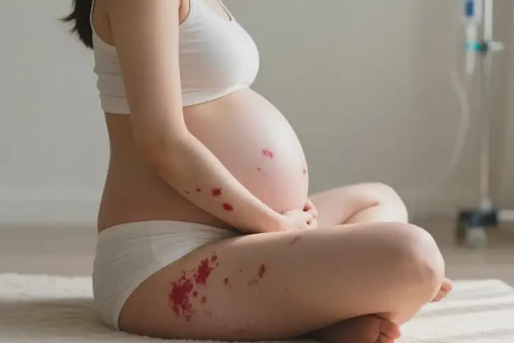 孕婦屁股上長濕疹不管它會自己自愈嗎(圖1)