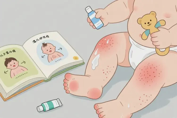 嬰幼兒四肢容易長(zhǎng)濕疹不管它會(huì)自己自愈嗎(圖2)
