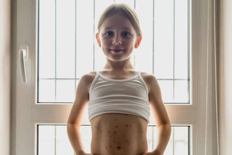 孩子肚子有濕疹能徹底自愈嗎(圖1)