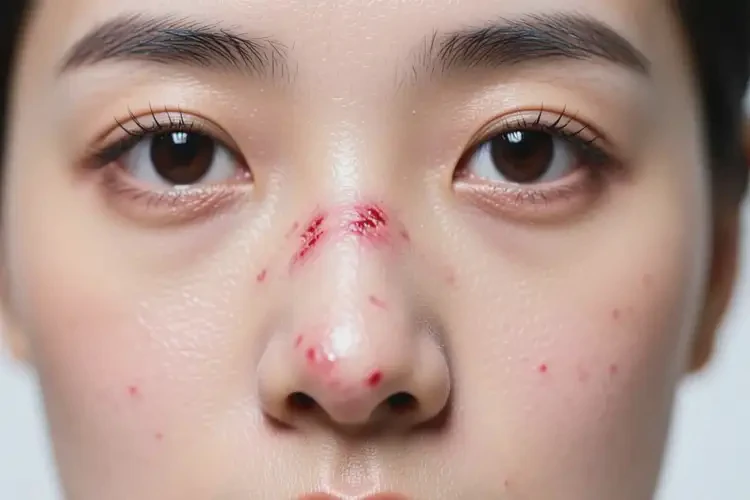 女人面部经常长湿疹不管它会自己自愈吗(图1)