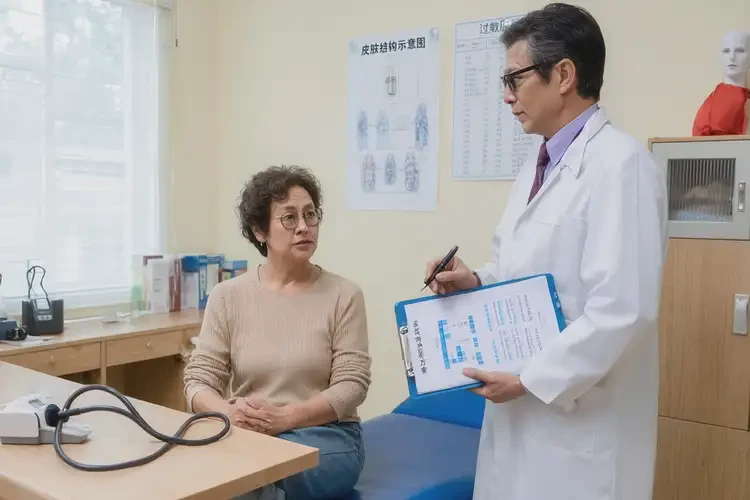 女性大腿上經(jīng)常起濕疹能徹底自愈嗎(圖1)