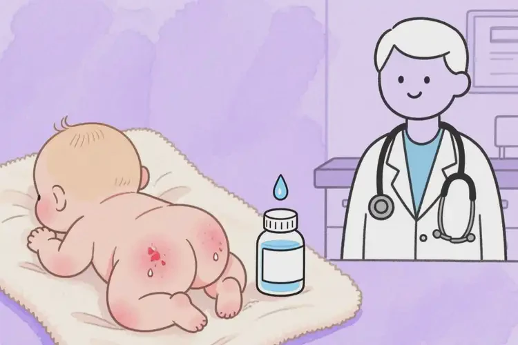 嬰幼兒肛周容易起濕疹不管它會(huì)自己痊愈嗎(圖1)