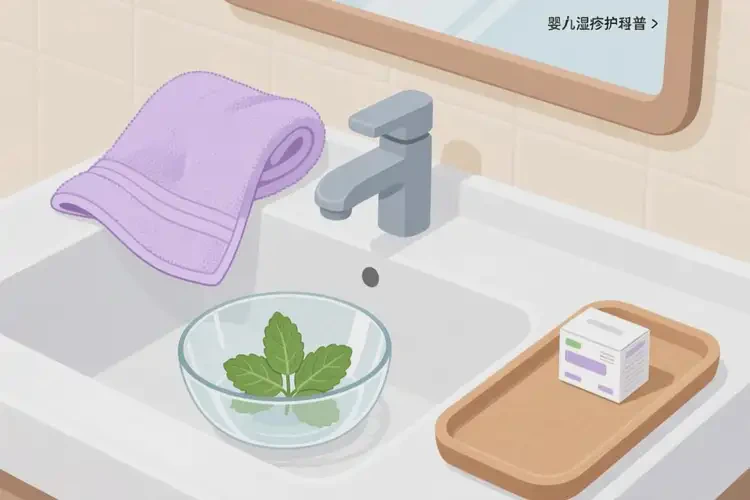 嬰幼兒屁股上容易長濕疹不管它會(huì)自己痊愈嗎(圖1)