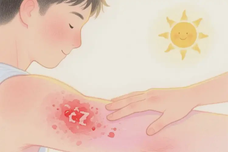 男生手臂上有濕疹可以徹底自愈嗎(圖2)