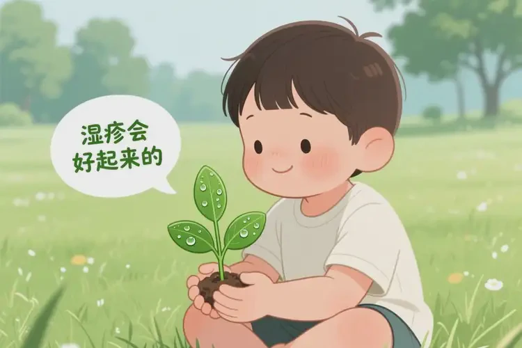 兒童手上長濕疹能徹底自愈嗎(圖2)